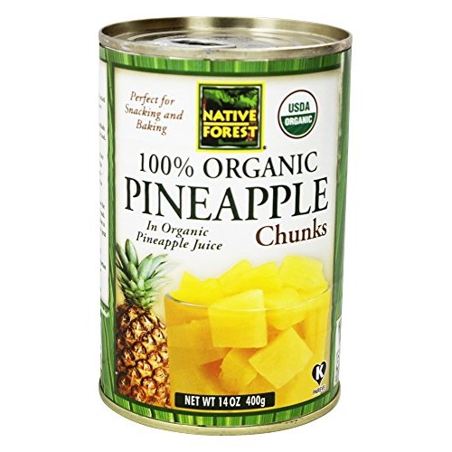 Native Forest - Pineapple Chunks Organic - 14 Oz Pack Of 2
