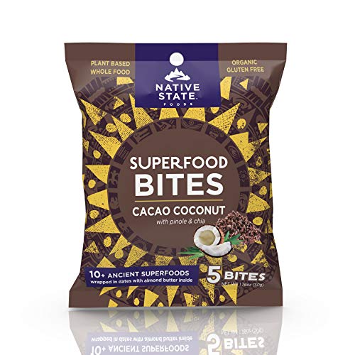 Native State Organic Breakfast Energy Bites, Cacao Coconut - Anc