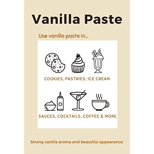 Native Vanilla - All Natural Pure Vanilla Bean Paste 4 Oz - No