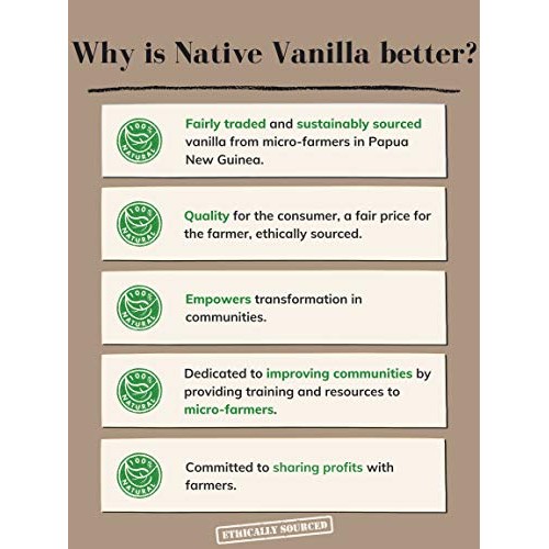 Native Vanilla - All Natural Pure Vanilla Bean Paste 4 Oz - No