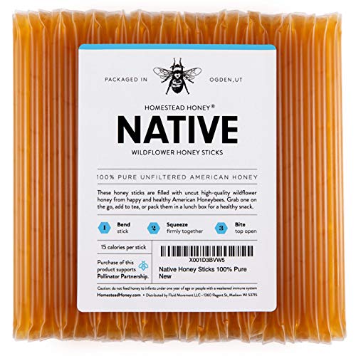 Native Honey Sticks, Pure And Uncut Honey Straws Made In The Usa
