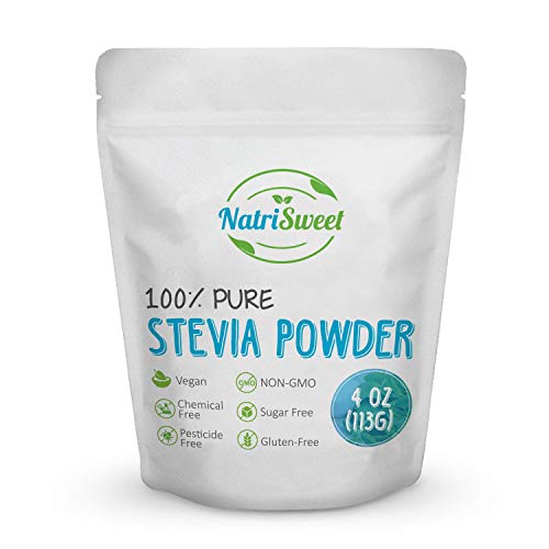 Natrisweet 100% Pure Stevia Powder 4 Oz 113G, Zero Calorie All