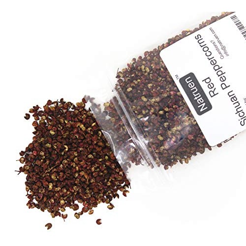 Natruen Szechuan Red+Green Peppercorn Whole 4Oz Each, Red And Gr
