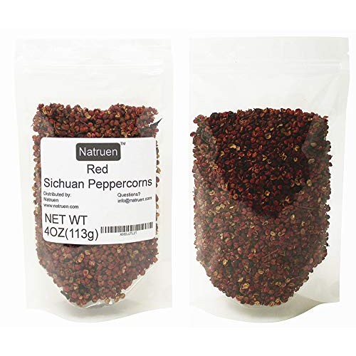 Natruen Szechuan Red+Green Peppercorn Whole 4Oz Each, Red And Gr