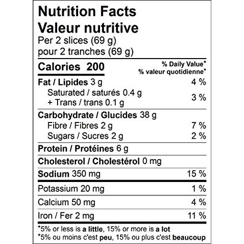 Natural Bakery Canadian Rye Bread, 900G/31.7 Oz. 2Pk {Imported F