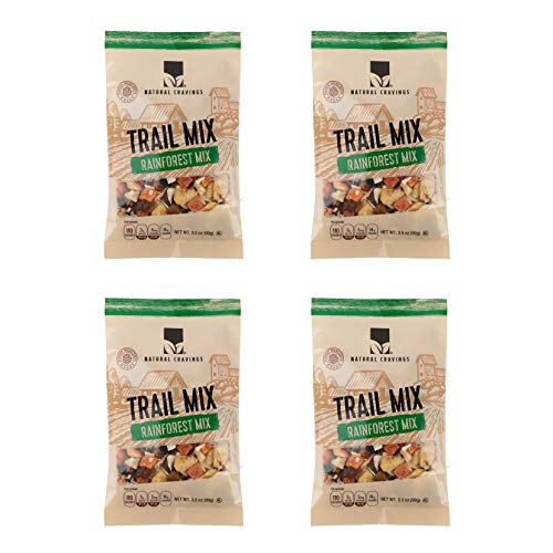 Natural Cravings Rainforest Trail Mix With Fruit- Healthy Dried
