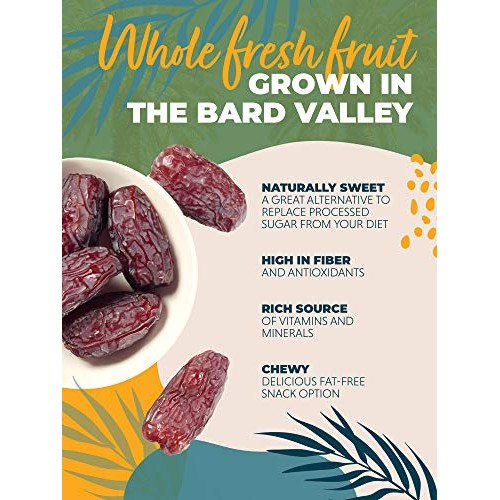 Natural Delights Medjool Dates – Large & Plump USDA Certified Or...