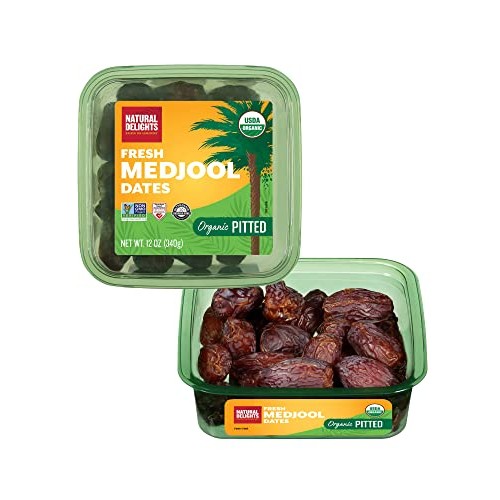 Natural Delights Medjool Dates – Large & Plump USDA Certified Or...