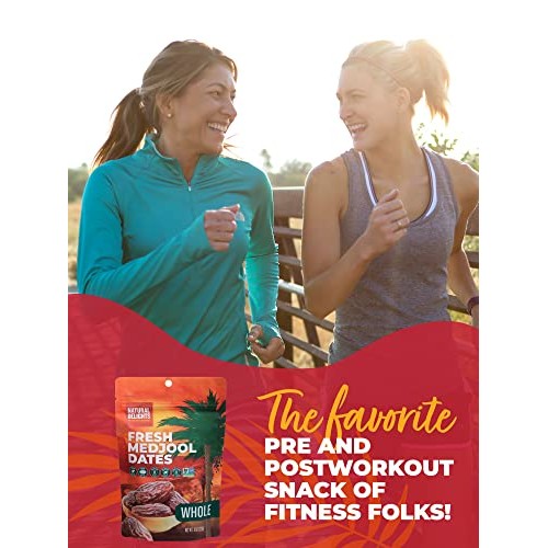 Natural Delights Medjool Dates – Large & Plump Whole Dates Medjo...