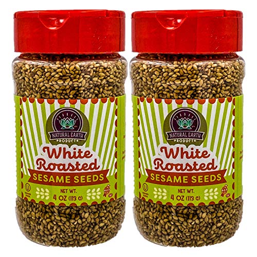 Natural Earth Products - White Roasted Sesame Seeds - Sesame See