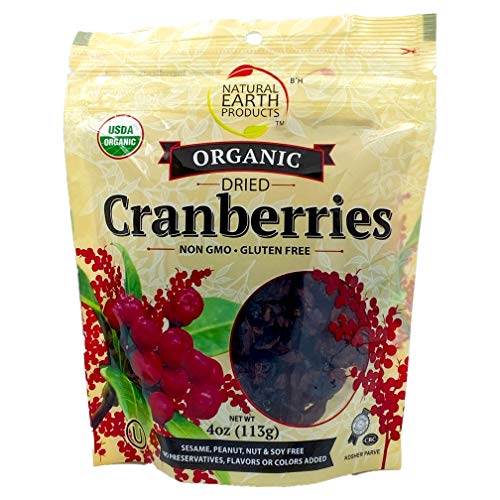 Organic Dried Cranberries, Dried Fruit, Cranberries, Non-Gmo, Gl