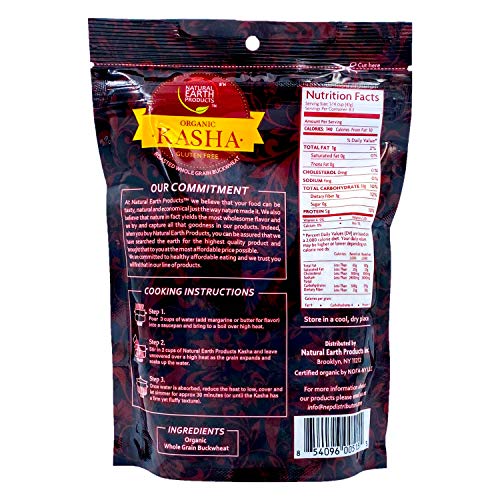 Usda Organic Kasha, Roasted Whole Grain Buckwheat, Gluten-Free,