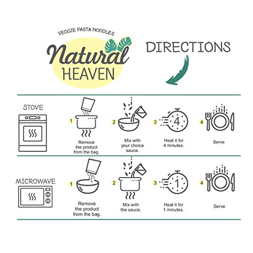 Natural Heaven 6 Spaghetti Hearts Of Palm Noodles Substitute - 6