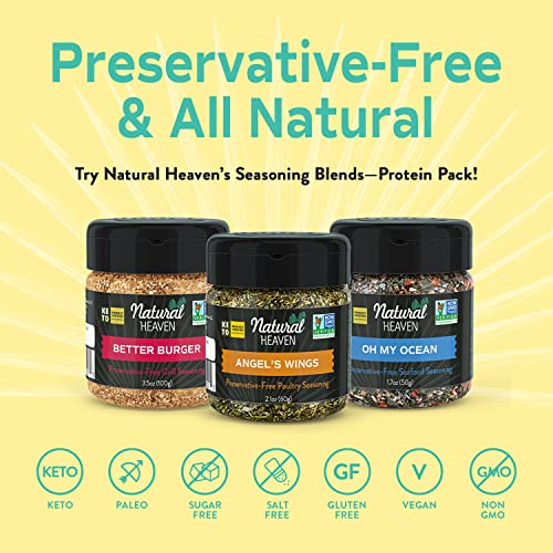 Natural Heaven Seasoning Protein Pack, Hamburger Meat Grill Seas...