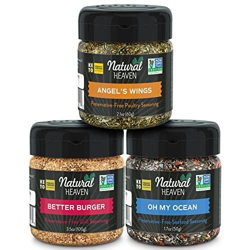 Natural Heaven Seasoning Protein Pack, Hamburger Meat Grill Seas...
