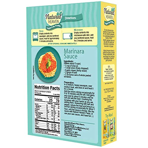 Natural Heaven Spaghetti Hearts Of Palm Noodles Substitute - Pla