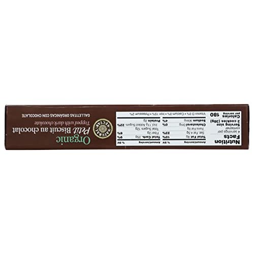 NATURAL NECTAR Organic Dark Chocolate Biscuits, 5.29 OZ