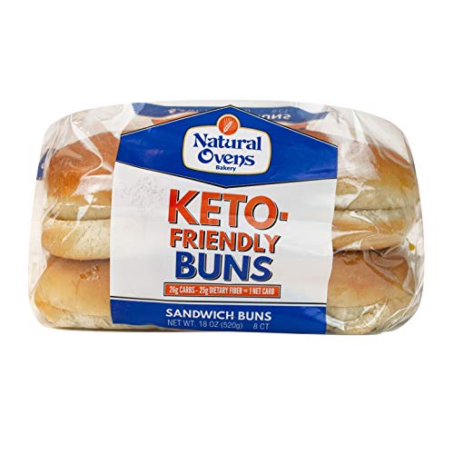 Natural Ovens Bakery Keto-Friendly Buns - 1 Net Carb, 90 Calorie