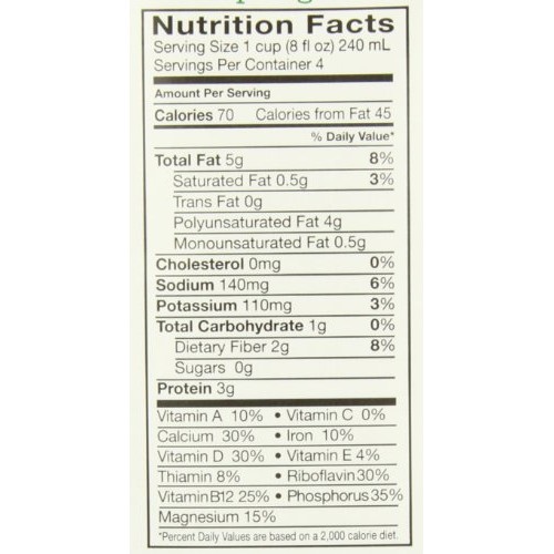 Pacific Natural Unsweetened Hemp Milk, Original, 6 Count