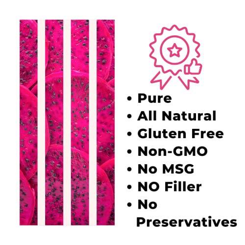 Freeze Dried Red Dragon Fruit Juice Powder 7 Ounces, Dehydrated ...