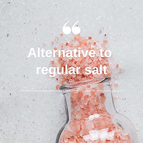 Himalayan Pink Salt Coarse in Grinder 8 Ounces, Unrefined Non-Id...