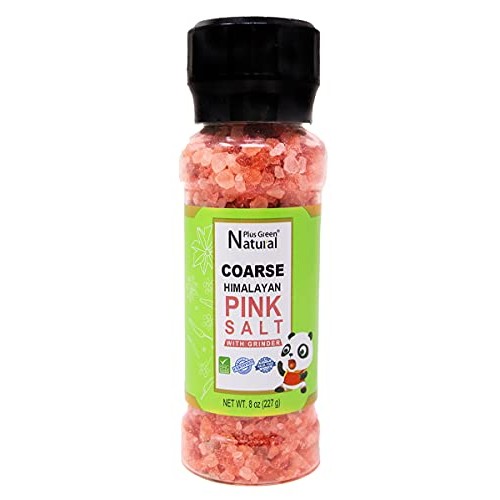 Himalayan Pink Salt Coarse in Grinder 8 Ounces, Unrefined Non-Id...
