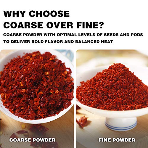 Sichuan Red Hot Chili Pepper Flakes Powder8 Oz, Medium Hot, Sz