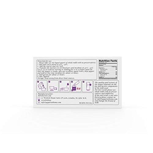 Yogurt Starter Cultures - Pack Of 12 Freeze-Dried Culture Sachet