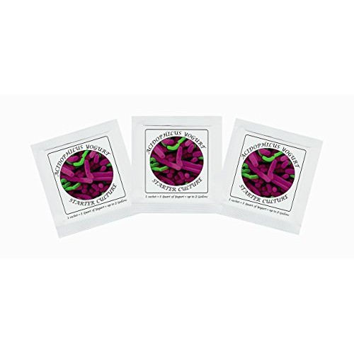 Yogurt Starter Cultures - Pack Of 3 Freeze-Dried Culture Sachets