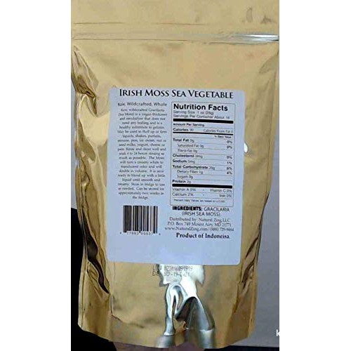 Irish Moss, Fresh Raw, Wildcrafted 16 Oz