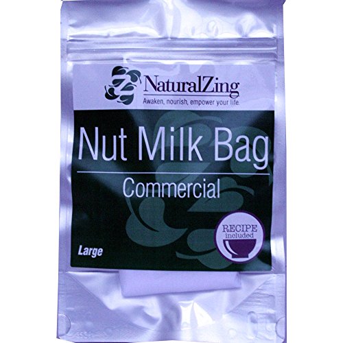 Fine Mesh Reusable Large Nut Milk Bag-2 Gal.