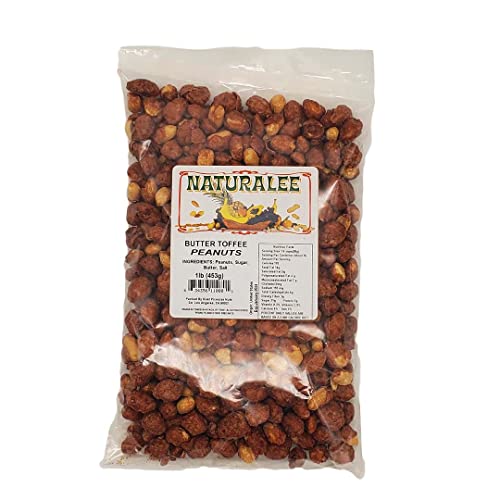 Naturalee Peanuts, Spanish Peanuts 1 Lbs - Butter Toffee Coating