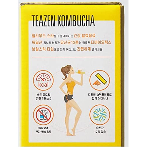 Teazen Combucha Lemon 30 Stick Into Bottle