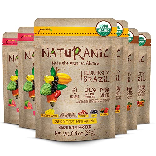 Naturanic Freeze Dried Fruit No Sugar Added -Organic &Amp; Natural C
