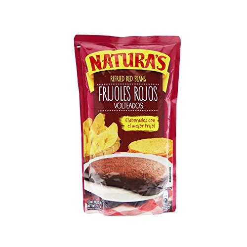 Naturas Refried Red Kidney Beans. Frijoles Rojos Volteados | 100 Naturas Refried Red Kidney Beans. Frijoles Rojos Volteados | 100
