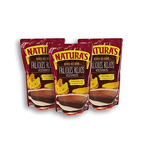 Naturas Refried Red Kidney Beans. Frijoles Rojos Volteados | 100 Naturas Refried Red Kidney Beans. Frijoles Rojos Volteados | 100