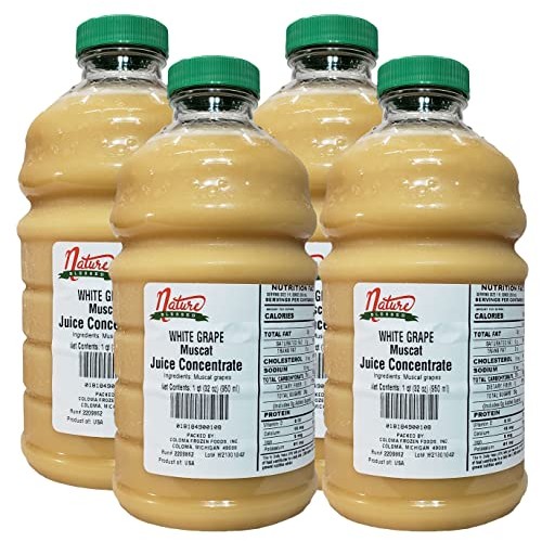 Nature Blessed 100% Pure Muscat White Grape Fruit Juice Concentr...