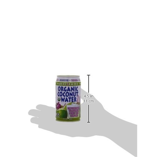 Nature Factor Organic Coconut Water, 10 Ounce Cans Pack Of 12