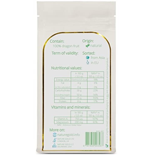 DRAGON FRUIT Freeze Dried Powder | 250g - 8.8oz | 100% Natural &...