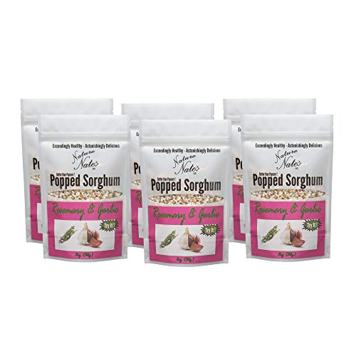 Popped Sorghum Rosemary &Amp; Garlic 2 Oz/6 Pack/A Snack Healthier T