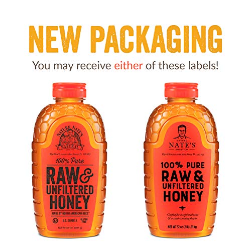Nature Nate’S 100% Pure Raw &Amp; Unfiltered Honey, Certified Gluten