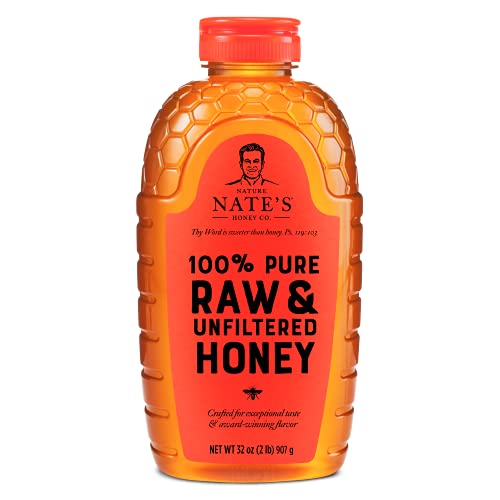 Nature Nate’S 100% Pure Raw &Amp; Unfiltered Honey, Certified Gluten