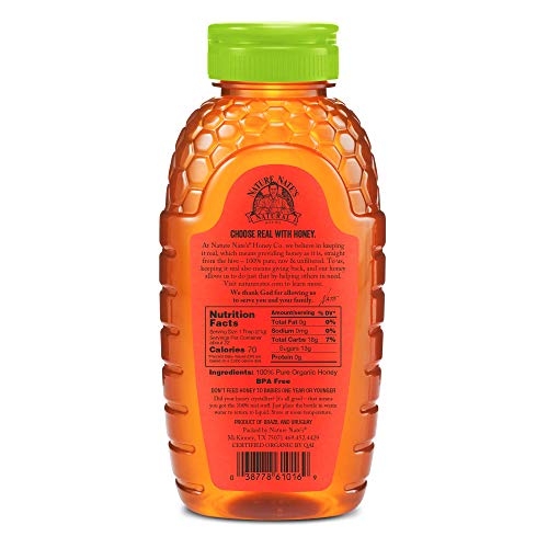 Nature Nate’S Usda Certified Organic, Raw &Amp; Unfiltered Honey; 16