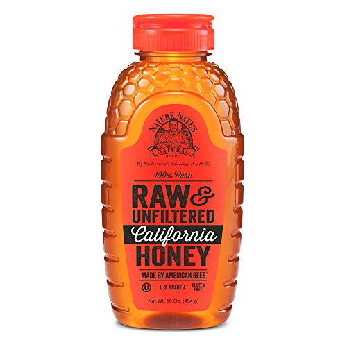 Nature Nates 100% Pure Raw &Amp; Unfiltered California Honey; 16-Oz