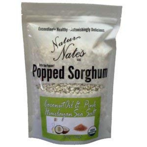 Popped Sorghum Organic Coconut Oil &Amp; Pink Himalayan Sea Salt 4.3