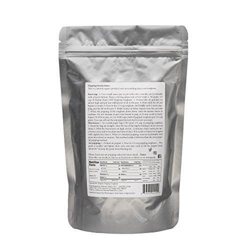 Nature Nates, Sorghum Diy Popping Organic, 16 Ounce