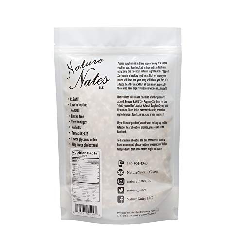 Nature Nates, Sorghum Popped Rosemary Garlic, 5 Ounce