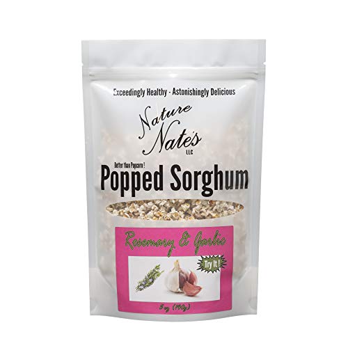 Nature Nates, Sorghum Popped Rosemary Garlic, 5 Ounce