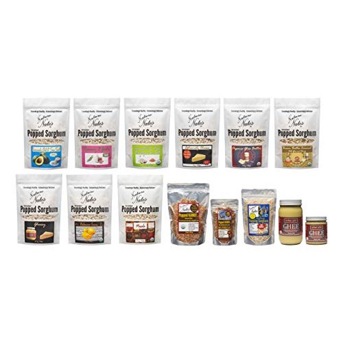 Popped Sorghum Vegan Multi Pack 5 Oz, 6 Pack A Snack Healthier T