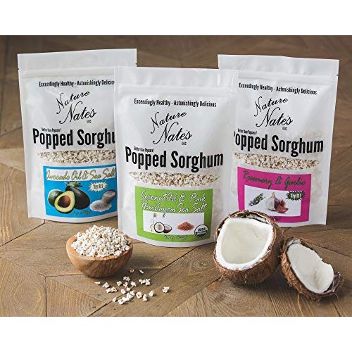 Popped Sorghum Vegan Multi Pack 5 Oz, 6 Pack A Snack Healthier T